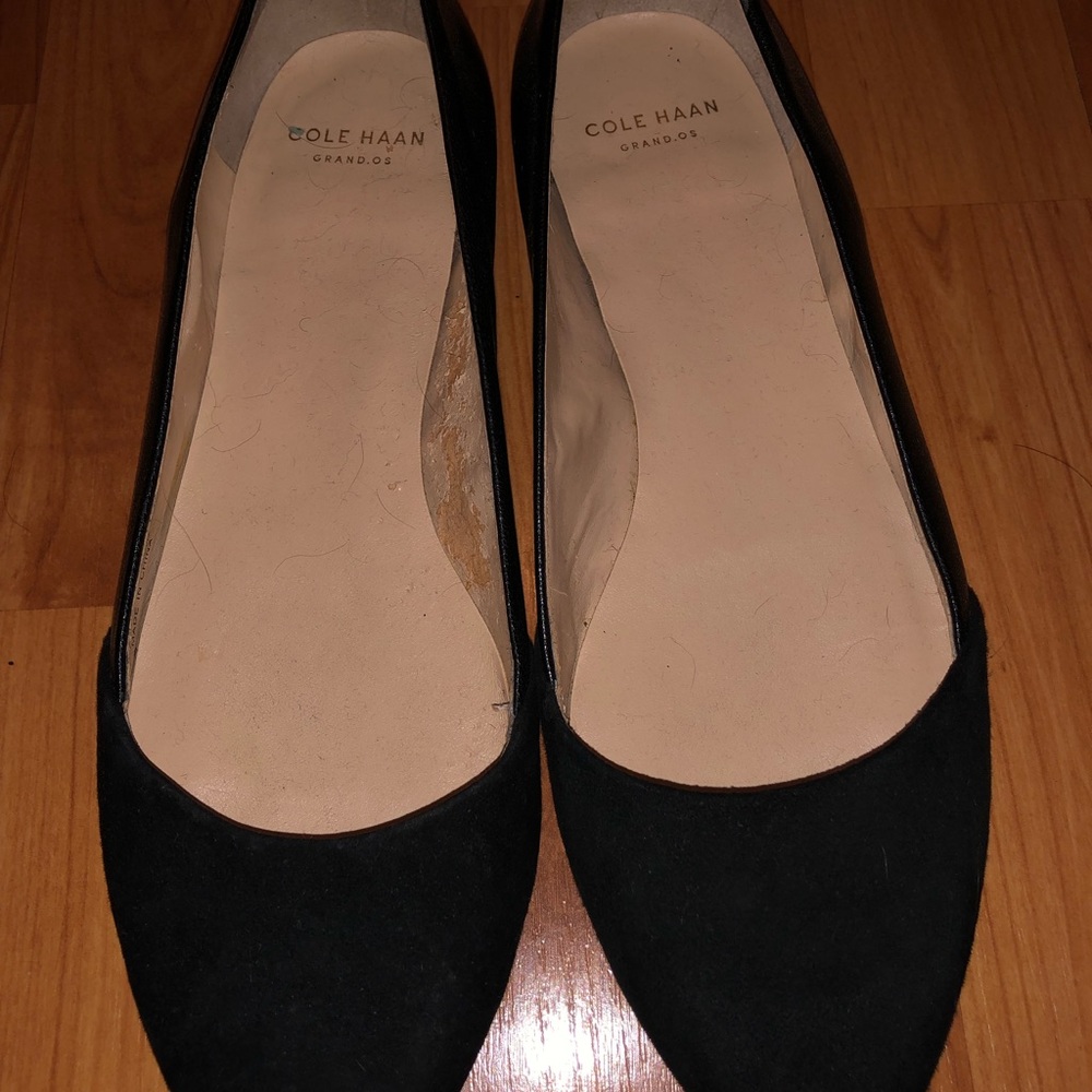Cole Haan Black Flats